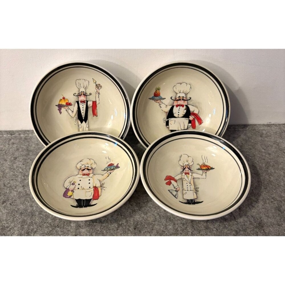 Set of 4 HD Designs Le Chef Dip/Sauce Bowls 4"  # 3167